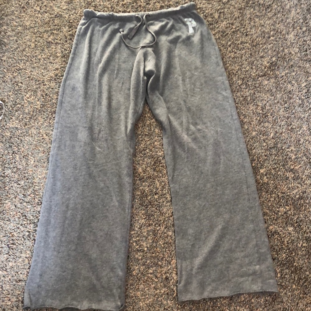 Pink Victoria’s Secret Grey Flare  Oversized Sweatpants S/P